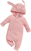 Newborn Baby Boy Girl Romper Easter Outfits Bunny Ear Hoodie Button Onesie by Ursobutegl