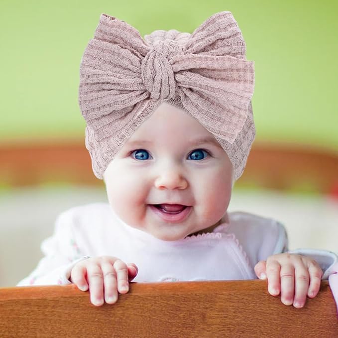 Cinaci 4 Pieces Baby Girls Turban Hats - Image 6