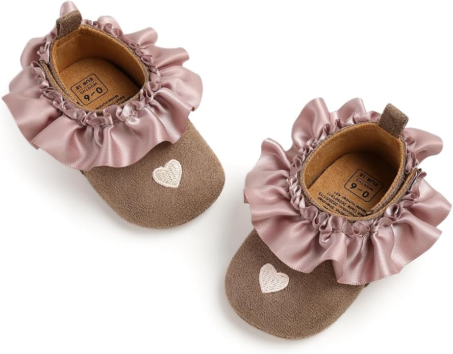 Ohwawadi Infant Baby Boys Girls Slippers Cozy Fleece Booties Soft Bottom Warm - Image 7