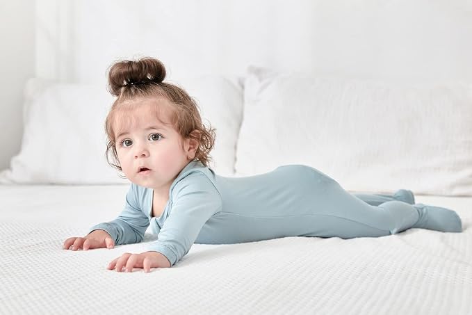 RRP Unisex Baby Footies Pajamas, Rayon Derived From Bamboo, Buttery Soft Sleep - Image 6