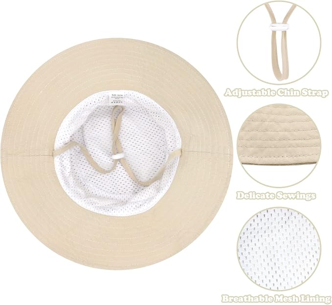 Sarfel Baby Sun Hat Summer Baby Boy Hats UPF 50+ Sun Protection Toddler Hat - Image 2