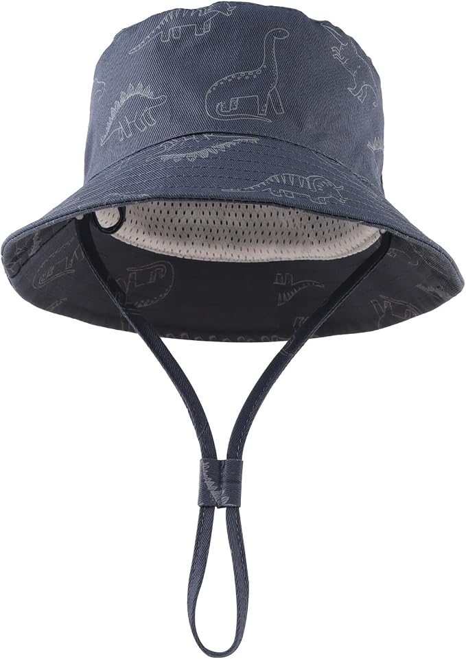 JANGANNSA Dinosaur Baby Boys Sun Hat Cotton Toddler Girls Bucket Hats Summer - Image 2