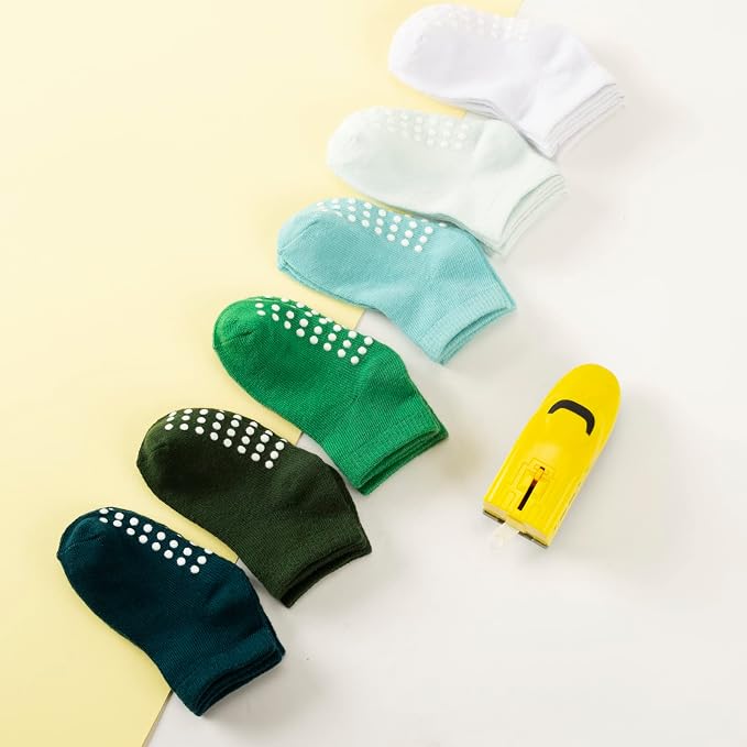 Baby Non-Slip Ankle Socks 12 Pack Soft Cotton - Image 3