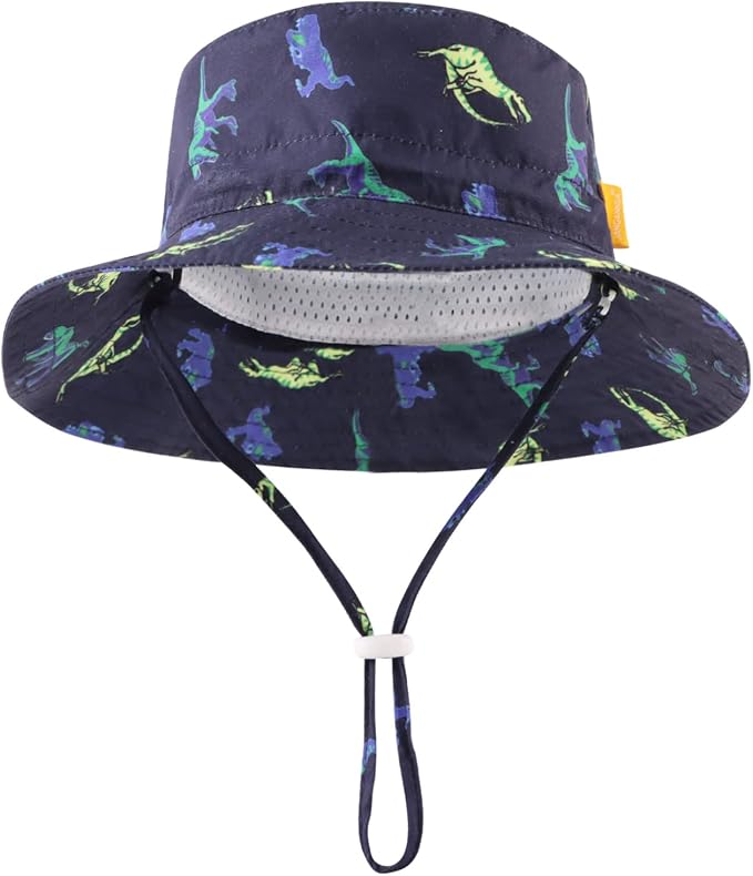 JANGANNSA Cotton Baby Sun Hat Infant Toddler Boys Girls Bucket Hats Summer Sun - Image 2