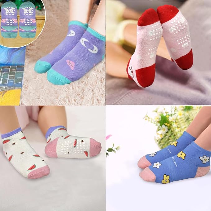 Tphon Non Slip Kids Toddler Socks - Image 2