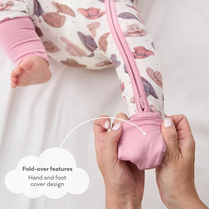 pureborn Baby Sleeper Viscose from Bamboo Zipper Footies Pjs 0-24 Months | - Image 7
