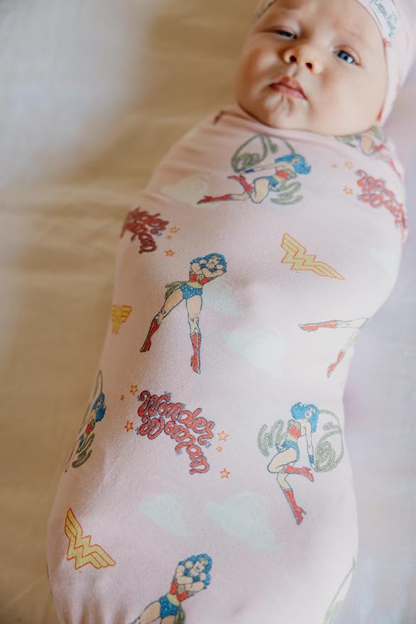 Copper Pearl Swaddle Blankets for Newborns | Soft Stretchy Receiving Blankets - Image 6
