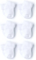 Gerber Baby Boys & Girls 6-Pack White Terry Socks by Gerber