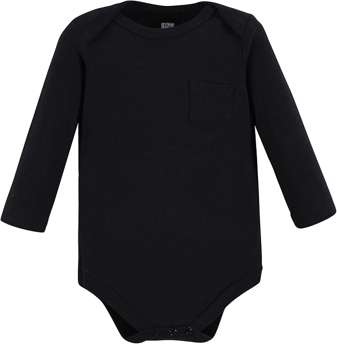 Hudson Baby baby-boys Cotton Long-sleeve Bodysuits 5-pack - Image 7