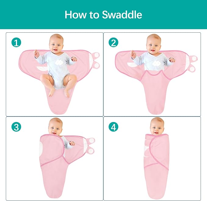 Biloban Baby Swaddles 0-3 Months - Image 6