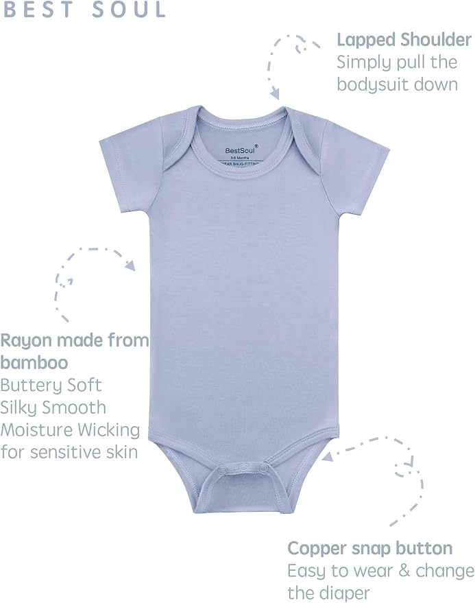 Baby Solid Bodysuit - Image 2