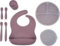 WeeSprout Baby Led Weaning Bundle, Silicone Suction Bowl, Bib & Cup, Develops by WeeSprout