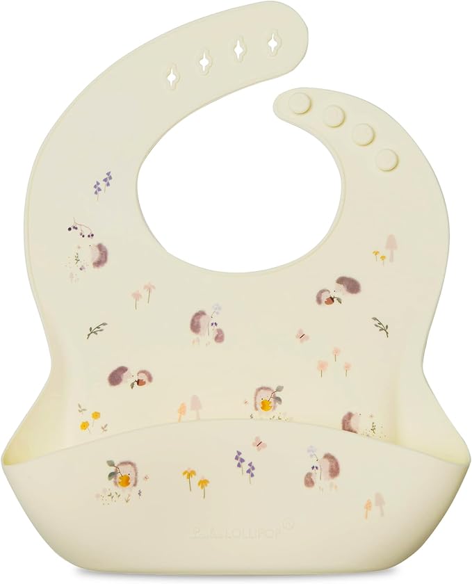 Loulou Lollipop Soft, Waterproof Silicone Feeding Bib by LoulouLollipop
