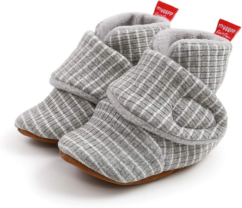Ohwawadi Infant Baby Slippers Girls Boys Booties Warm Baby Socks Shoes Newborn - Image 6