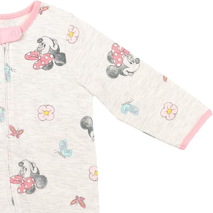 Disney Baby Girls' 2-Pack Footed Sleep N' Play Newborn to Infant - Image 5