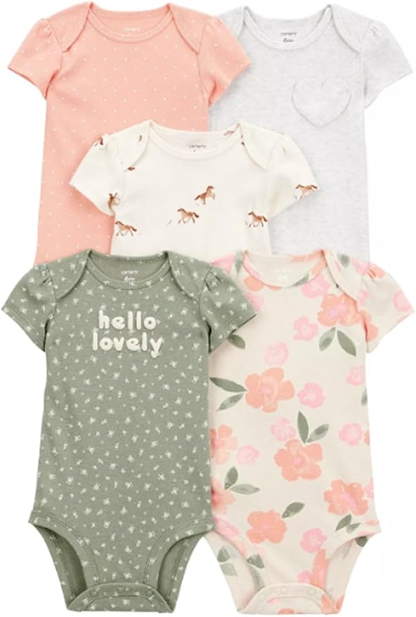 Carter's baby-girls Multi-pk Bodysuits 126g330 by Carters