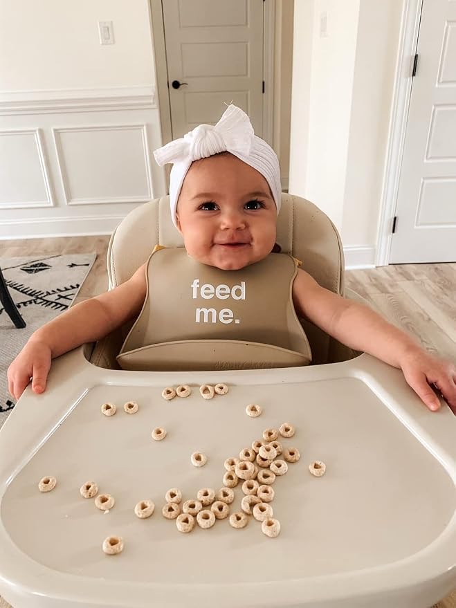 Denver James Silicone Feeding Bibs | Dishwasher Safe. Waterproof. Adjustable. - Image 5