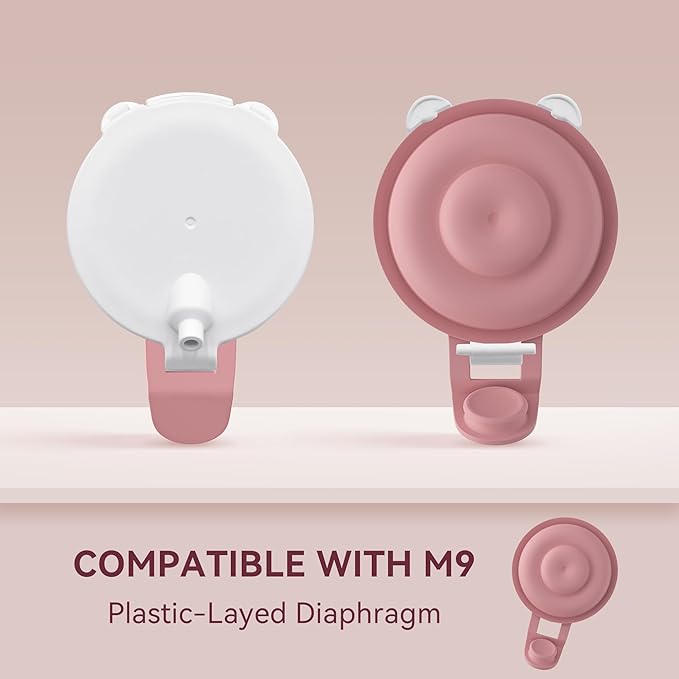 Replacement Pump Parts Compatible with Momcozy M9 Pump Parts Include 2PCS Duckbill Valves & 2PCS Diaphragms for momcozy m9 Replacement Parts (4PCS)