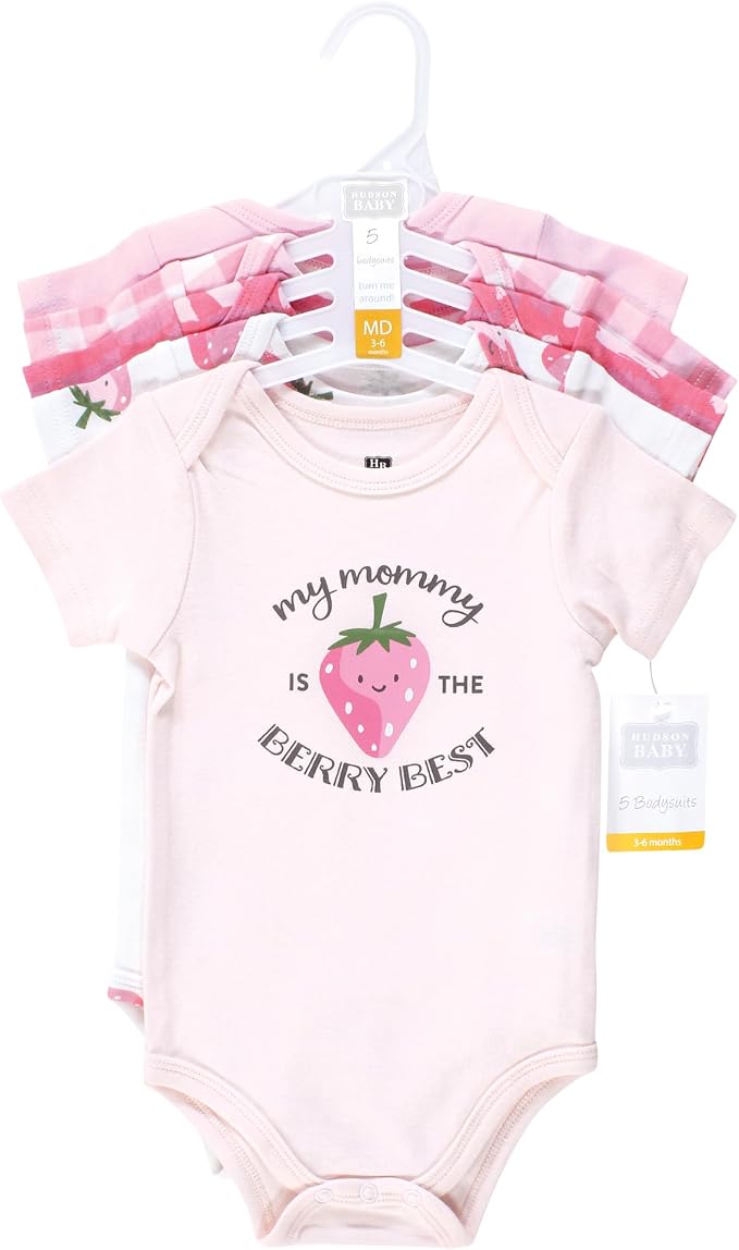 Hudson Baby Unisex Baby Cotton Bodysuits - Image 2