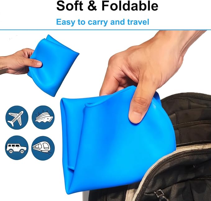 Silicone Adult Bib, Adjustable and Washable Bib - Image 6