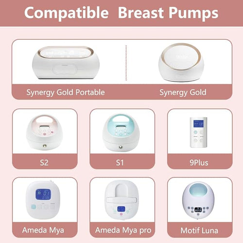 2pcs 17mm Flanges Compatible with Spectra S2 S1 9 Plus Ameda MYA Motif Luna Cimilre Breastpumps, Replacement to Spectra Pump Parts Spectra Flange, for Spectra Pump Parts and Spectra Shield