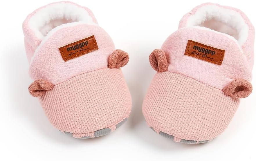 Baby Booties Cozy Fleece Slippers Soft Baby Shoes - Image 4