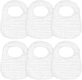 Accmor Muslin Baby Drool Bibs 6 Pack Baby Bandana Drool Bibs Soft Cotton Baby Bandana Bibs for Teething Drooling
