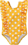 Newborn Baby Girl Ruffle Swimsuit Infant Toddler One Piece Floral Bikini Beach Bathing Swimwear Set