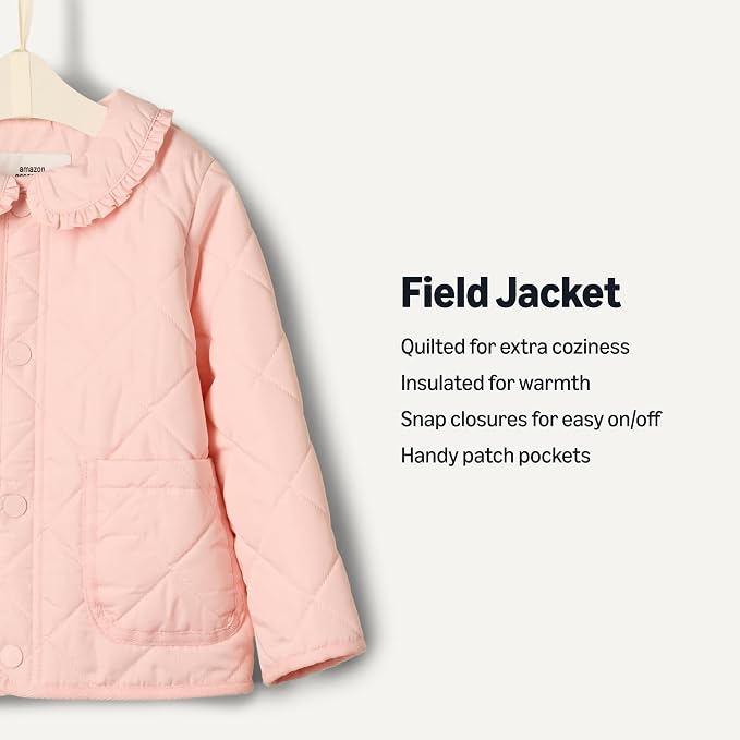 Amazon Essentials x Sofia Grainge Toddler and Baby Girls' Midweight Quilted - Image 2