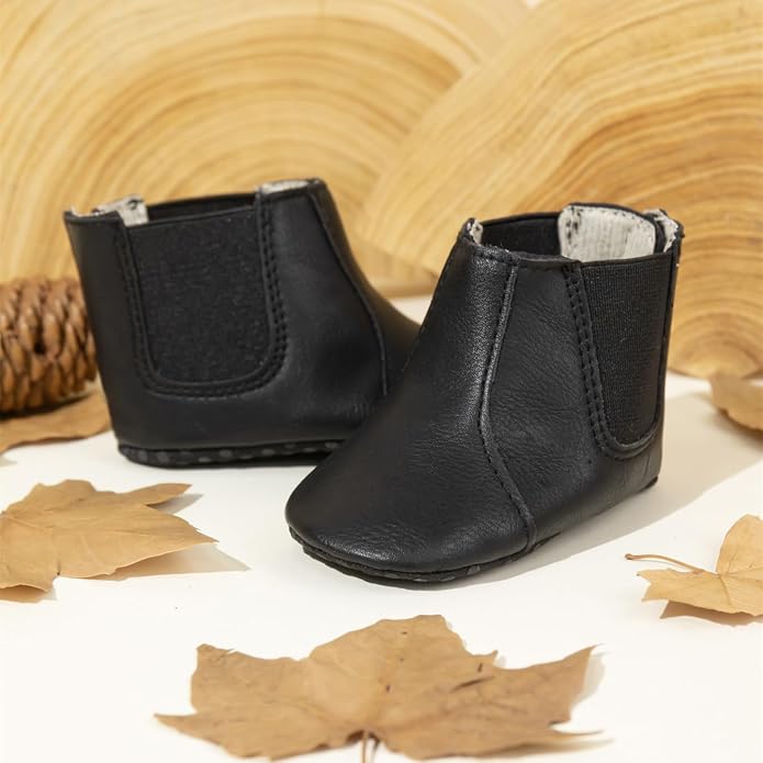 Meckior Baby Girls Cowboy Tassel Boots Side Zipper Moccasins Soft Bottom - Image 3
