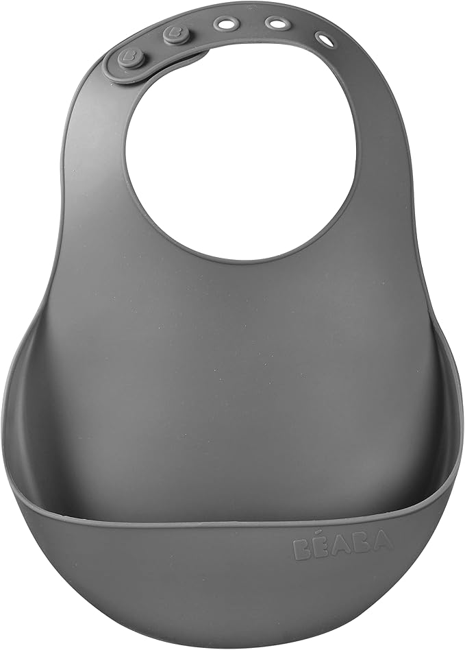 Beaba Silicone Baby Bib, Made by BEABAUSA