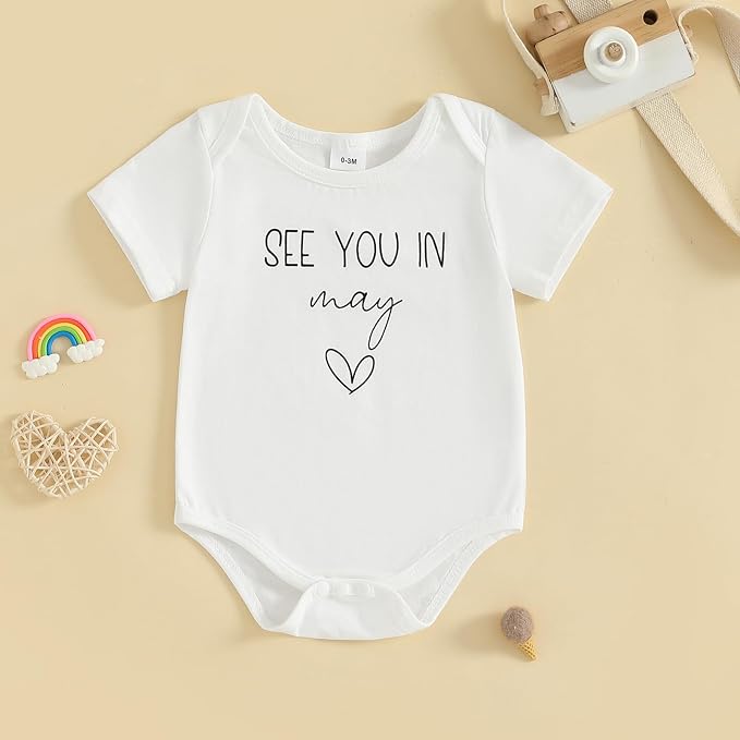 woshilaocai Baby Announcement Bodysuit Pregnancy Reveal - Image 2