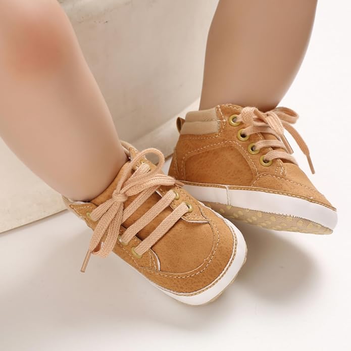 Baby Boys Girls Booties Fleece Anti-Slip Soft Sole Boots Toddler First Walker - Image 3