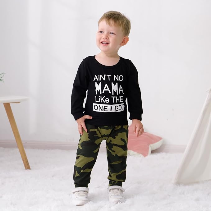 YALLET Baby Toddler Boy Clothes Fall Winter Outfit Long Sleeve Sweatshirts - Image 3