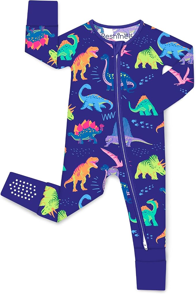 babee Reshinee Bamboo Viscose Baby Footie Pajama, Zipper Sleeper Boys Girls | by babeeReshinee