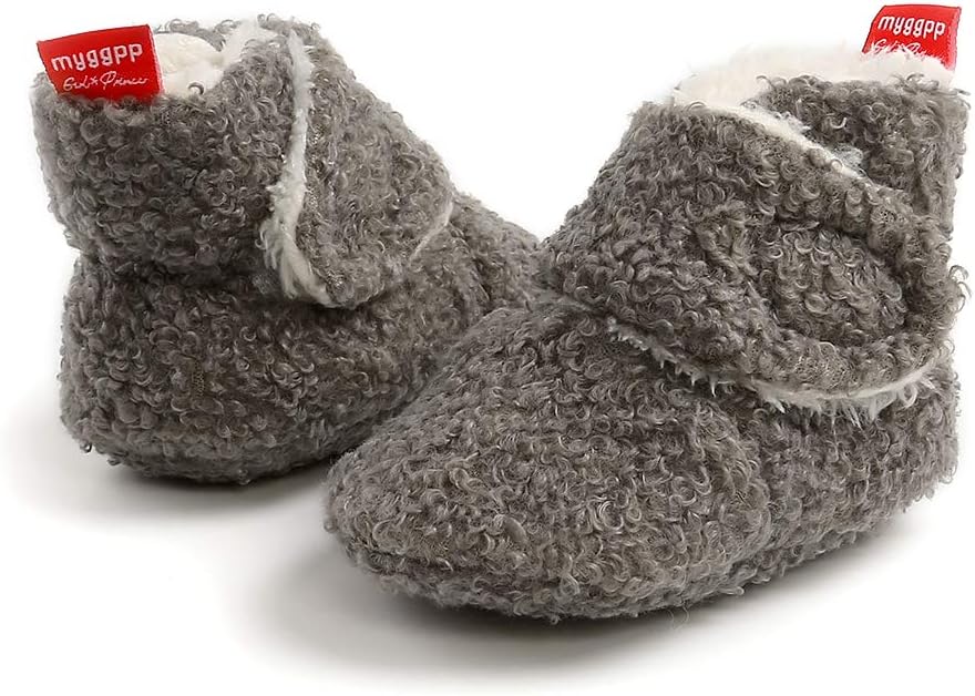 Ohwawadi Infant Baby Slippers Girls Boys Booties Warm Baby Socks Shoes Newborn - Image 7