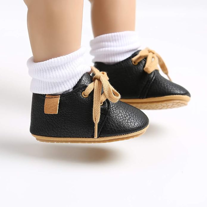 Meckior Baby Booties Newborn Infant Unisex Baby Girls Boys Velvet Rubber - Image 2