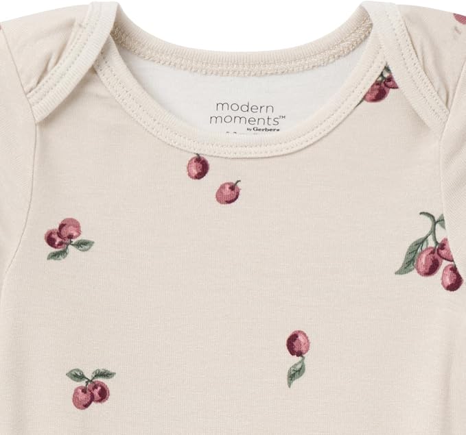 Modern Moments by Gerber Baby Viscose 4-Pack Bodysuit & Pant Set - Image 12
