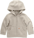 Carhartt Kid's CP8675 Long-Sleeve Full-Zip Logo Sweatshirt by Carhartt
