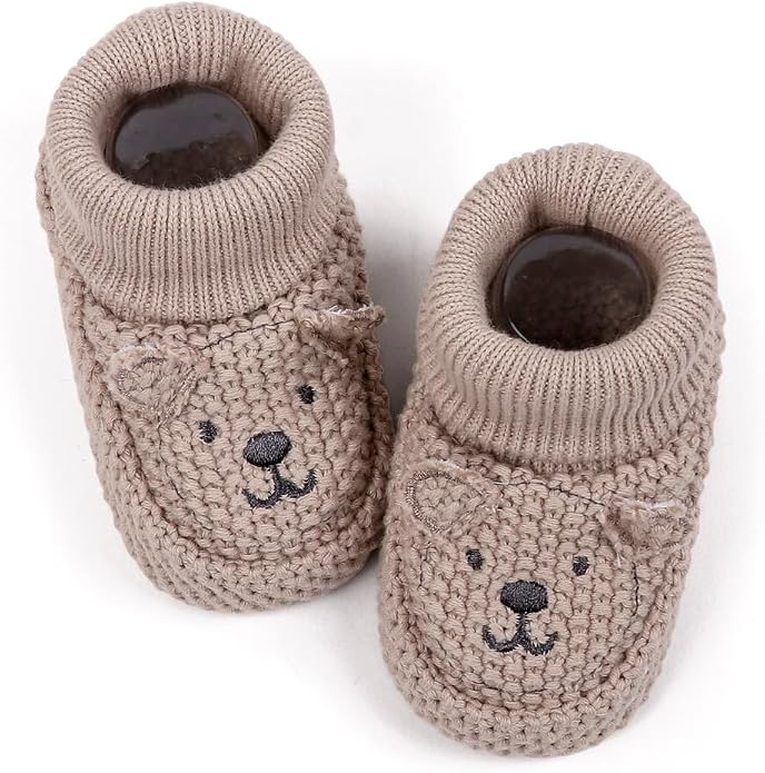 Newborn Baby Boys Girls Cozy Warm Booties Infant Cute Cartoon Knit Soft Socks - Image 6