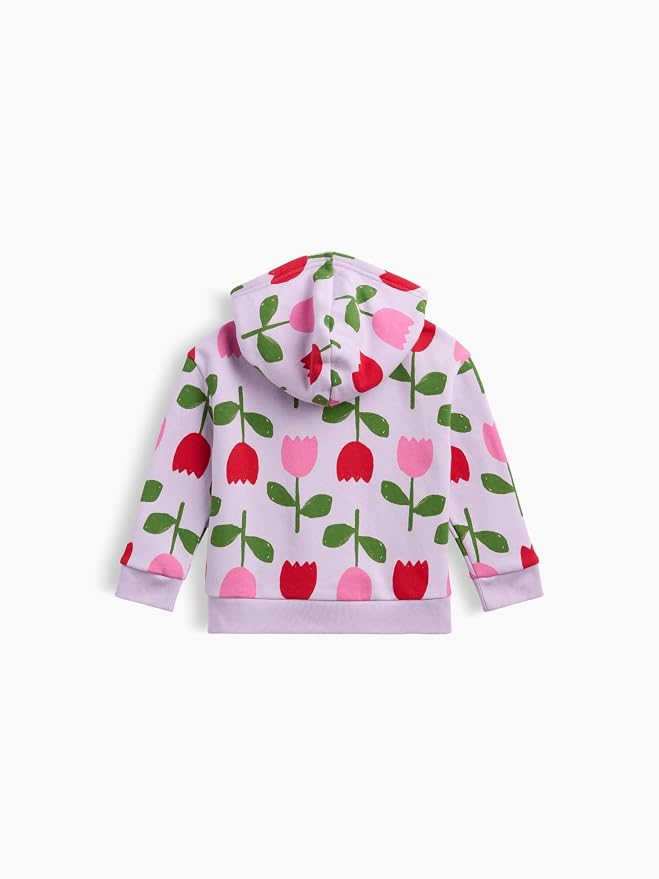 GAP Baby Girls' Logo Hoodie Hooded Full Zip Sweatshirt - Image 2