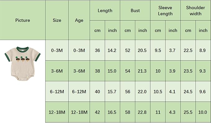 Newborn Baby Boy Girl Summer Clothes Funny Print Sweatshirt Romper Oversized - Image 9