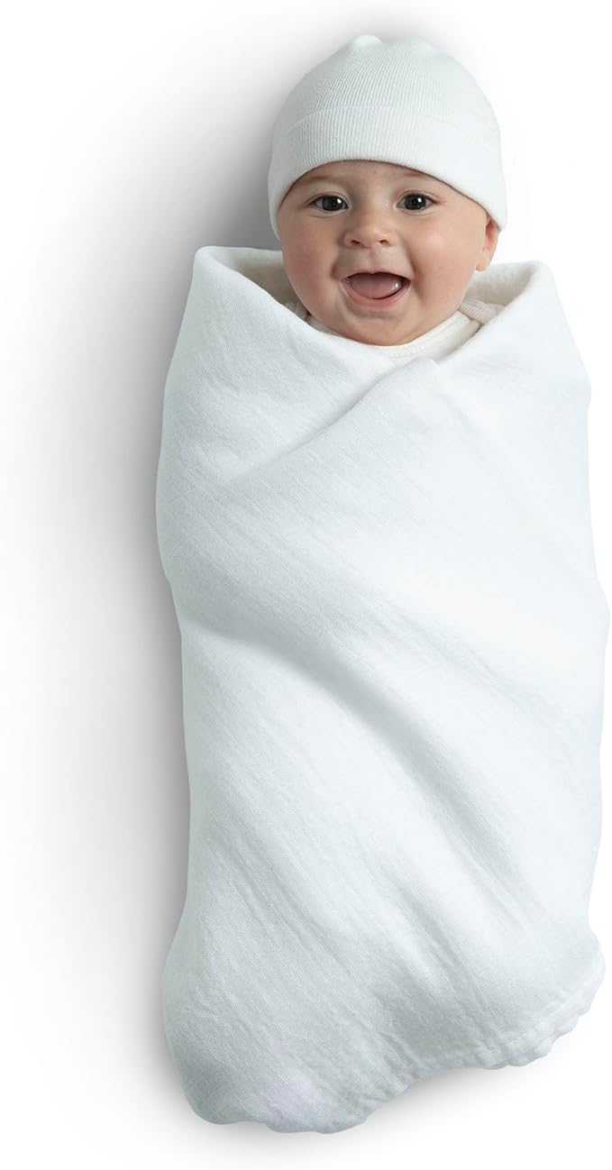 Delta Children 100% Cotton Muslin Baby Receiving Blankets - Image 13