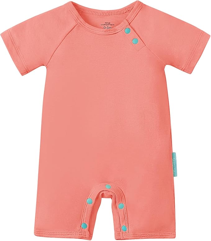 PurComfy SuperSoft Bamboo Viscose Baby Romper, Short Sleeve | One-piece Summer by PurComfy