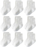 Toddler Grip Socks Non Slip Crew Socks Socks by EUFANCE