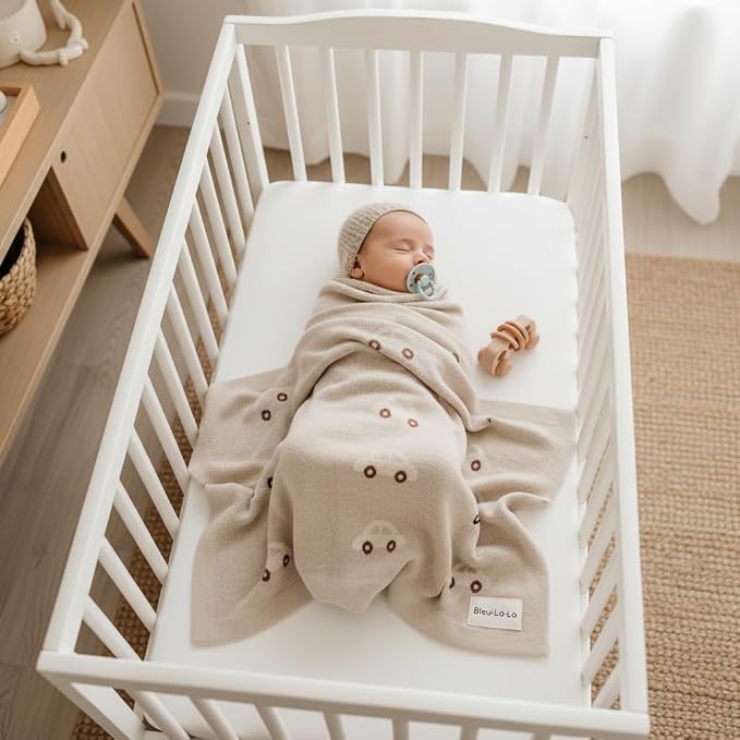 Baby Receiving Blanket for Boys 100% Cotton Buttery Soft Cozy Receiving Swaddle - Image 2