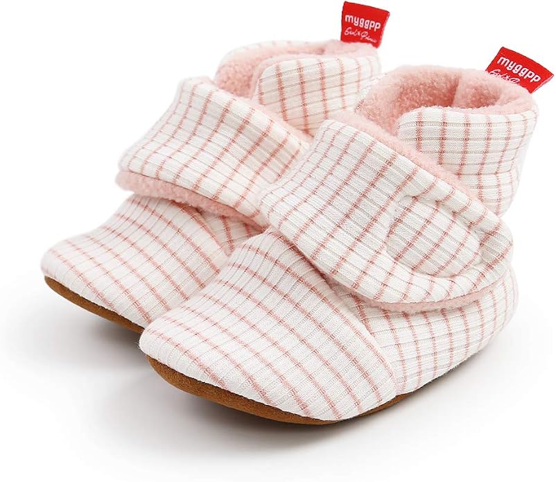Ohwawadi Infant Baby Slippers Girls Boys Booties Warm Baby Socks Shoes Newborn - Image 3