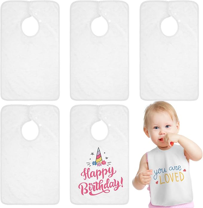 Hercicy Full Coverage Pullover Toddler Baby Bibs | Terry Cloth Bibs by Hercicy