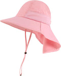 Baby Sun Hat with Neck Flap UPF 50+ by MACOWCF