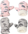 Fleece Lined Mittens for Baby Boys Girls, Baby Toddler Little Kids Winter Warm by Weradau